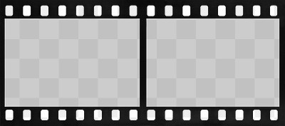 film reel overlay
