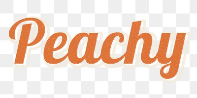 Peachy retro word typography green Free Photo rawpixel