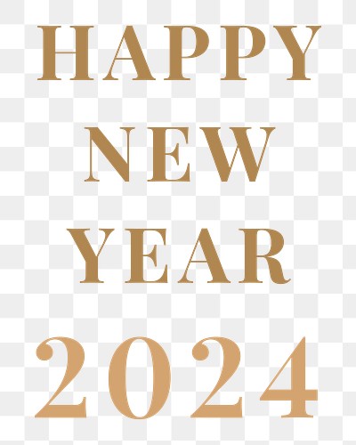 Happy new year 2024 png | Free PNG - rawpixel