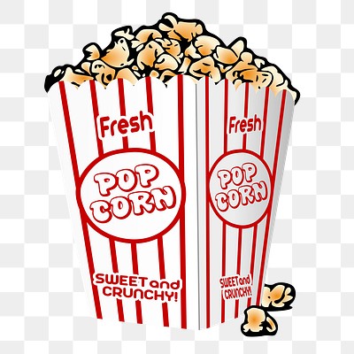 movie popcorn png