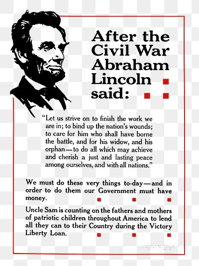 Abraham Lincoln's Speech Poster Design | Premium PNG Sticker - Rawpixel