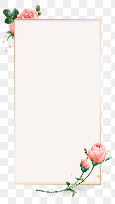 Pink cabbage rose pattern gold | Premium PNG - rawpixel