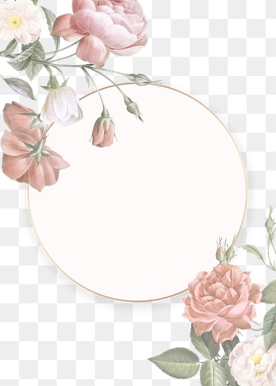 Elegant floral frame design transparent | Premium PNG - rawpixel