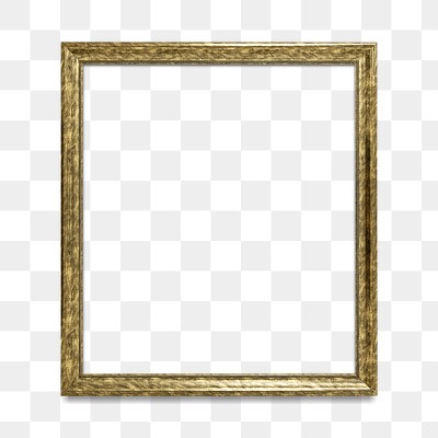 Gold picture frame transparent png | Free PNG - rawpixel