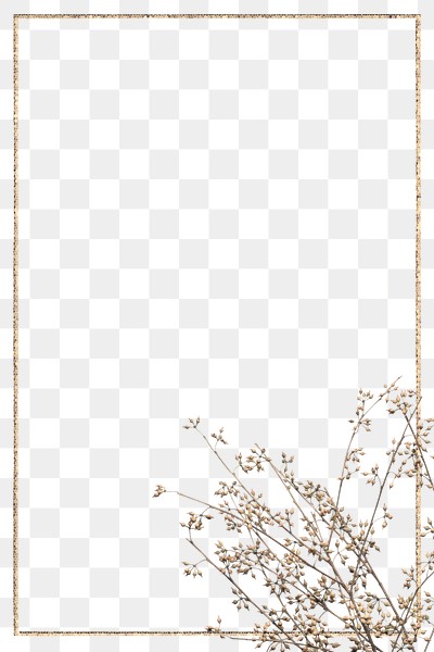 Brown twigs rectangle frame design | Premium PNG - rawpixel