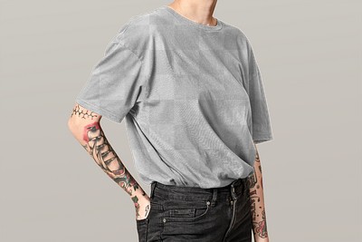 Vintage T-Shirt Mockup, Oversized Apparel | Free Psd Mockup - Rawpixel