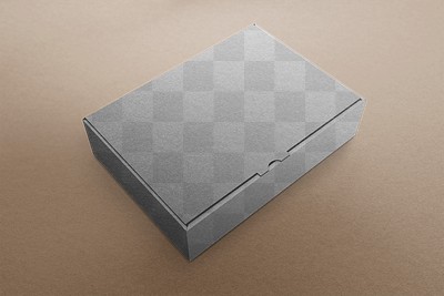 Premium PSD  Craft box mockup