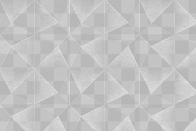 3D gray paper craft pentahedron patterned background design element