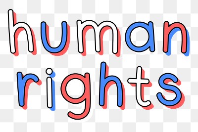 Png doodle human rights text | Premium PNG Sticker - rawpixel