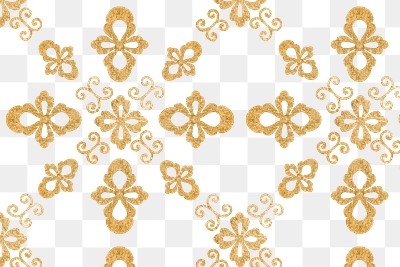 Png gold traditional Chinese art pattern background