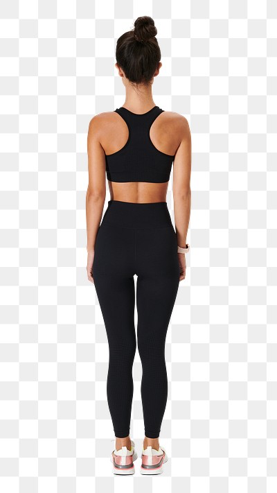 Women's leggings and sports bra png active wear mockup, free image by  rawpixel.com / Teddy Rawpixel