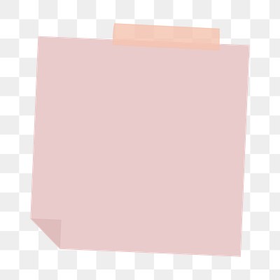 Pastel pink notepaper journal sticker | Premium PNG Sticker - rawpixel