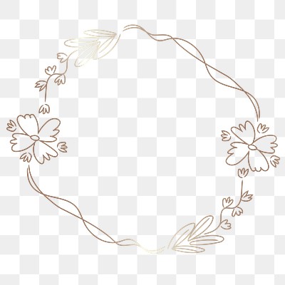 Hand drawn floral wreath transparent | Premium PNG - rawpixel