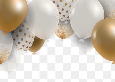 Luxury new year balloons png | Premium PNG - rawpixel