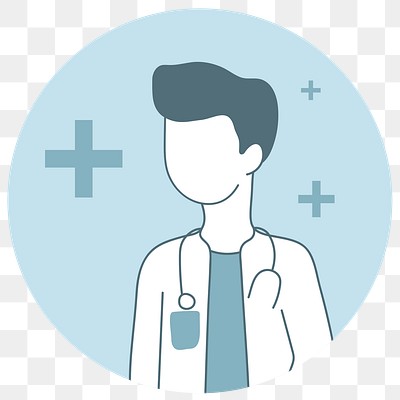 Doctor, medical healthcare pfrofessional character | Premium PNG ...