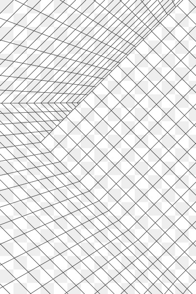 3D grid wireframe grid room | Premium PNG - rawpixel