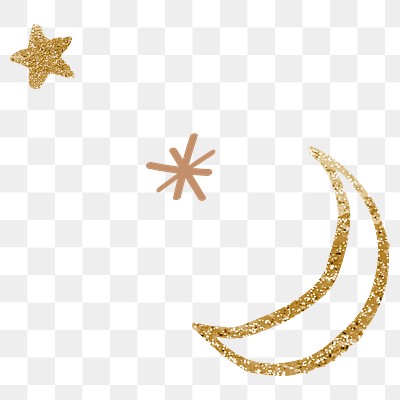 Crescent Moon Vector Art PNG Images