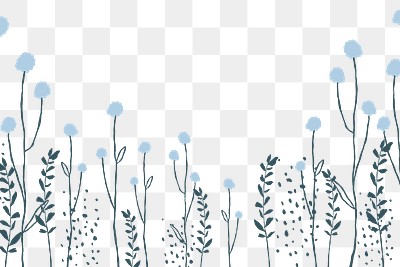 Dandelion png background floral border | Premium PNG - rawpixel