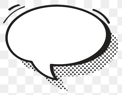 PNG speech bubble sticker, cartoon | Premium PNG Sticker - rawpixel