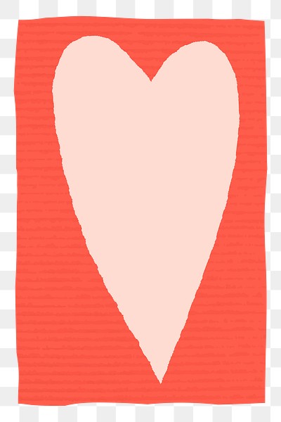 Pink heart shape design element