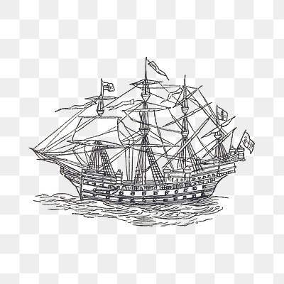 Vintage Ship Transparent Png 