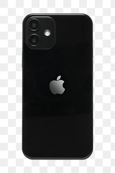 Black Apple iPhone 12 png | Free PNG - rawpixel