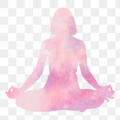 Silhouette of a Woman in Yoga Pose transparent PNG - StickPNG