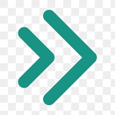 Double arrow png icon, green | Free PNG Sticker - rawpixel