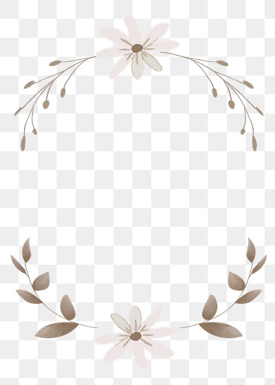 Floral card png