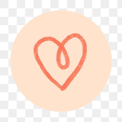 instagram heart icon vector