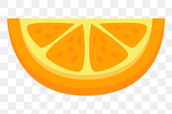 Tangerine slice png sticker fruit | Free PNG - rawpixel