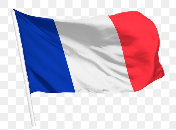 French flag png waving, national | Premium PNG - rawpixel