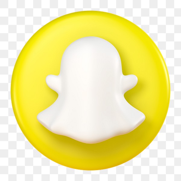 Snapchat icon social media 3D Premium Icons rawpixel