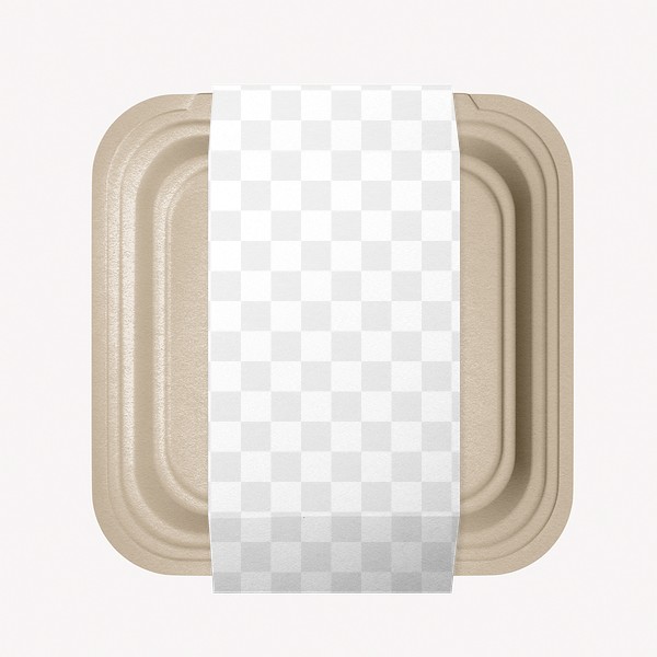 Food box label png mockup, | Premium PNG - rawpixel