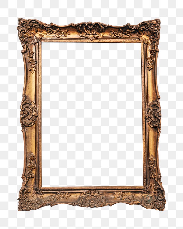 Antique picture frame png sticker, | Premium PNG - rawpixel