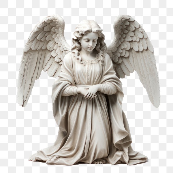 PNG Angel statue white representation. | Free PNG - rawpixel