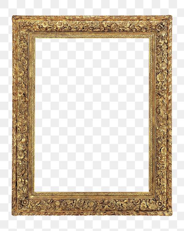 Gold ornate frame png, transparent | Premium PNG - rawpixel