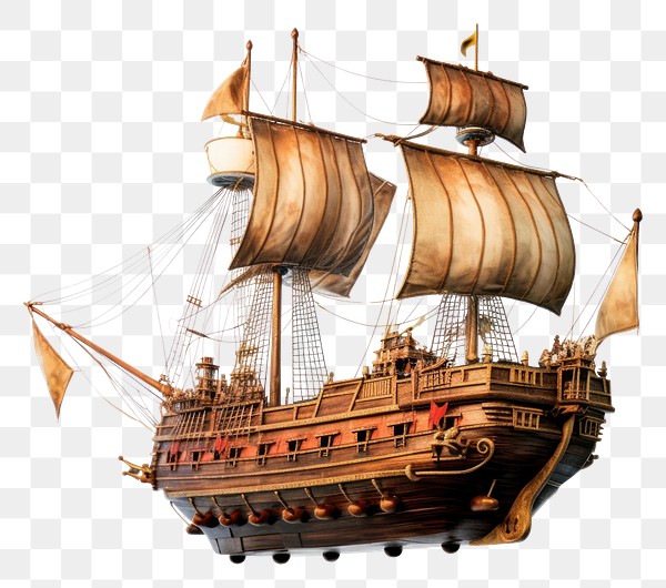 PNG magical flying pirate ship | Premium PNG - rawpixel