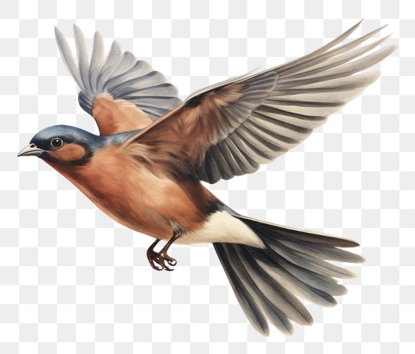 PNG Chaffinch bird animal flying | Premium PNG - rawpixel