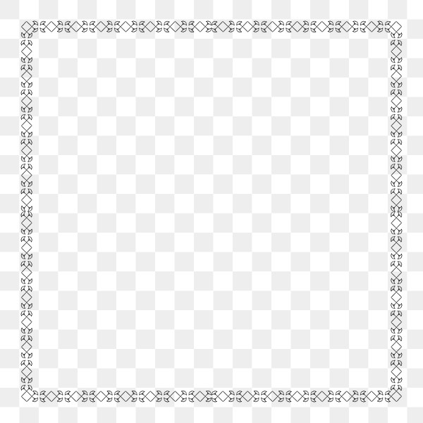 Vintage ornamental patterned decorative frame | Premium PNG - rawpixel