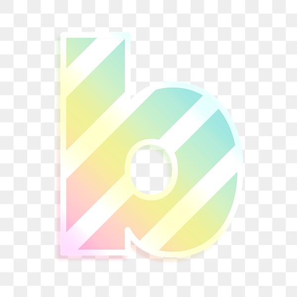 Png Letter B Rainbow Gradient | Premium PNG Sticker - Rawpixel