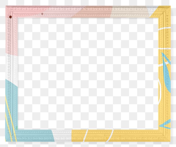 Frame mockup PNG sticker pastel | Premium PNG - rawpixel