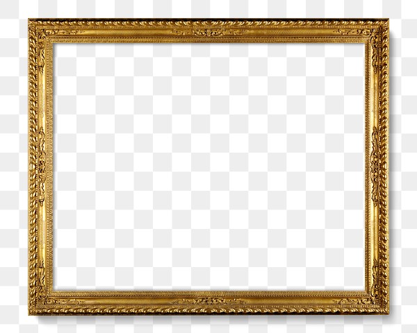 Frame png mockup, gold antique | Premium PNG - rawpixel