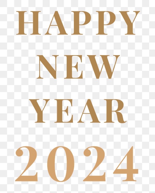 Happy new year 2024 png Free PNG rawpixel