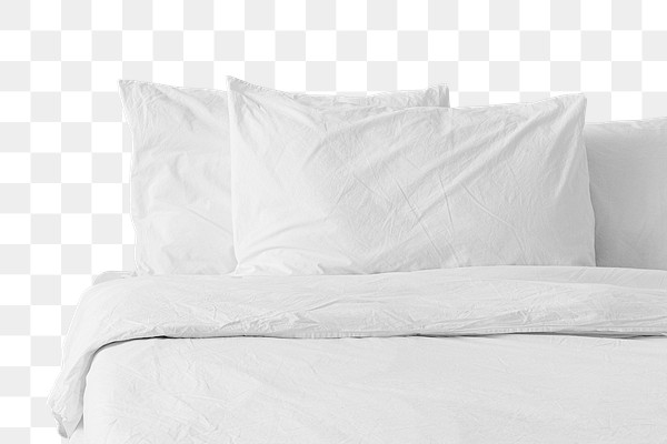 Off white bed linen mockup | Premium PNG - rawpixel