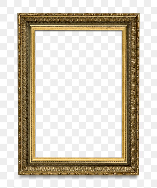 Gold picture frame transparent png | Premium PNG - rawpixel