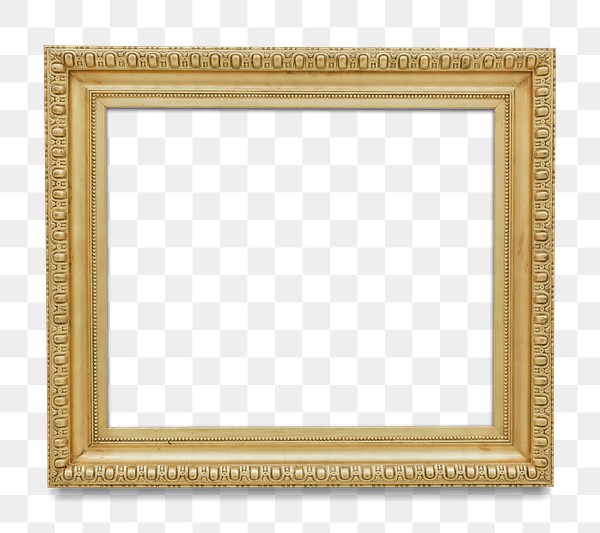 Gold picture frame transparent png | Premium PNG - rawpixel