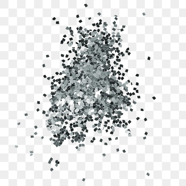 Dusty silver particles pattern background | Premium PNG Sticker - rawpixel