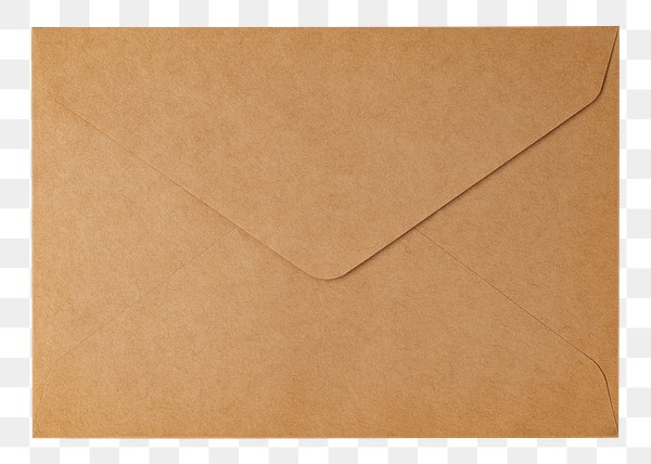 Brown envelope png, stationery sticker | Premium PNG Sticker - rawpixel
