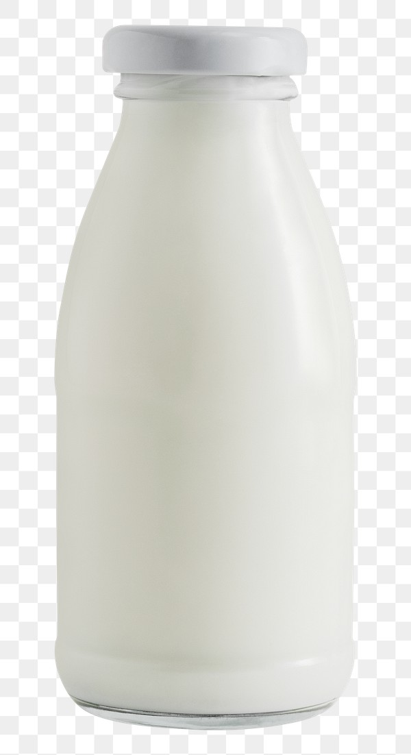 Fresh milk glass bottle design | Premium PNG Sticker - rawpixel